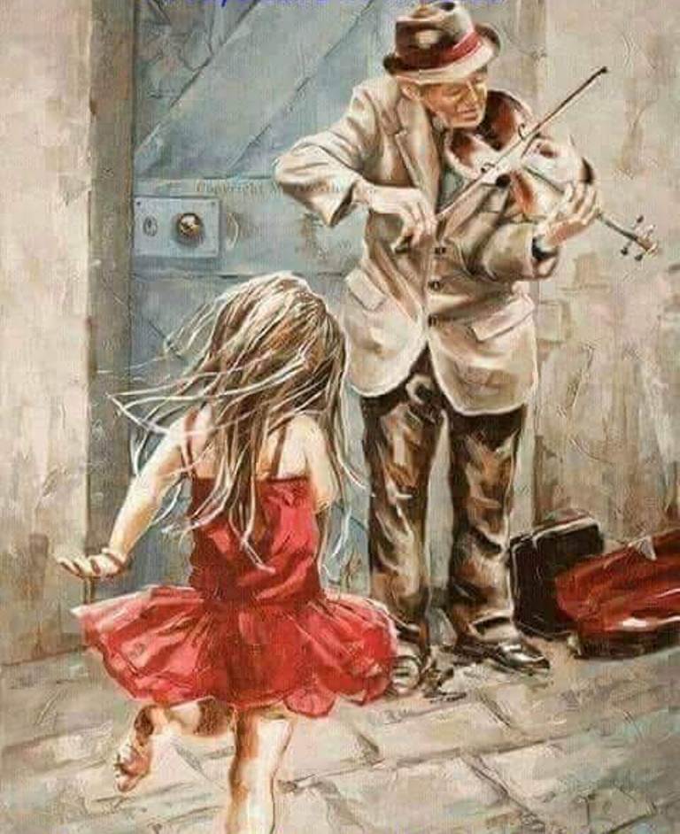 Batranul lautar...de Mihaela CD