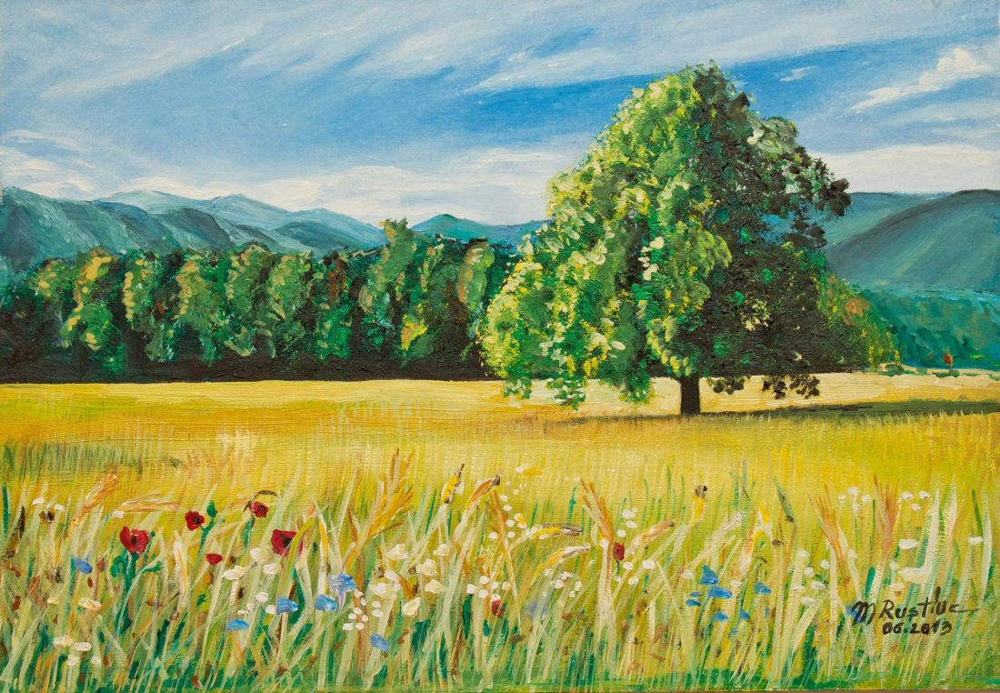 buchete din lanul copilariei de mihaela cd pictura Mircea Rustiuc