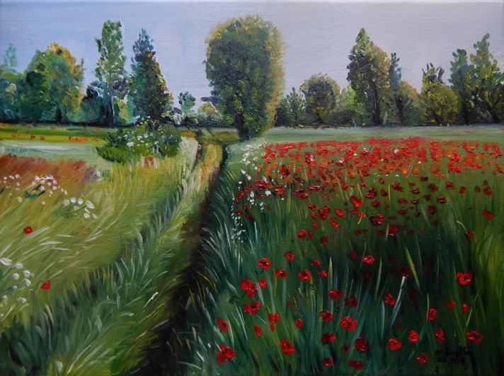 Fanfara florilor de camp  autor Mihaela CD, PICTURA: MIRCEA RUSTIUC