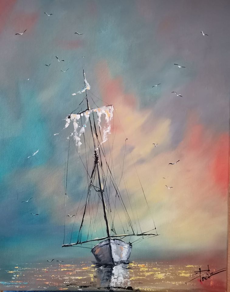 corabia se-ntoarce de oanca aurelia