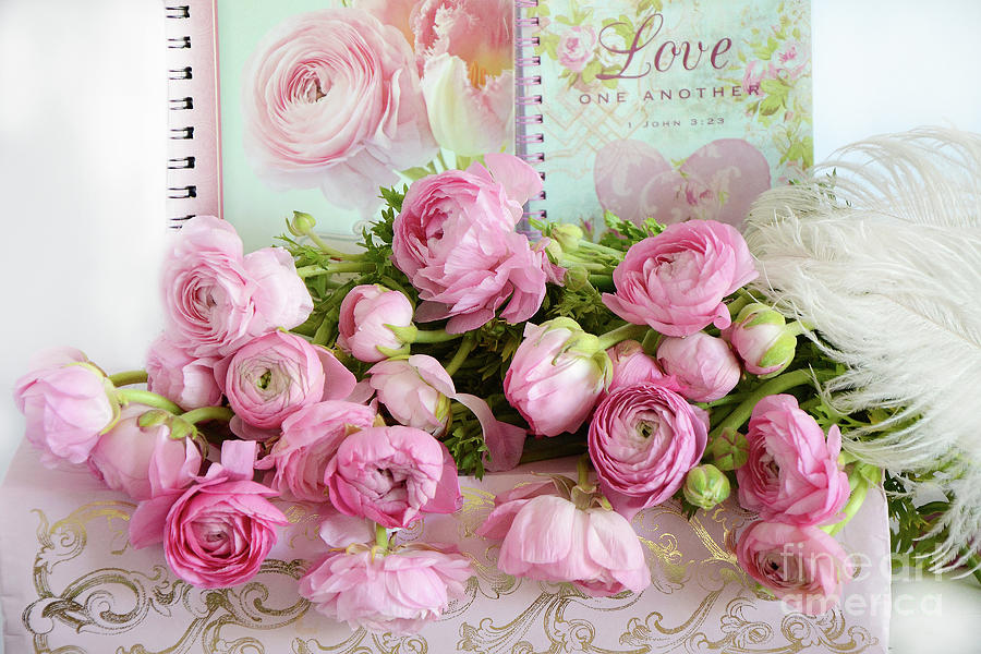peonies-ranunculus-roses-shabby-chic-cottage-love-pink-floral-cottage-home-decor-kathy-fornal