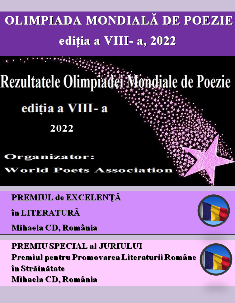PREMII OLIMPIADA MONDIALA DE POEZIE 2022