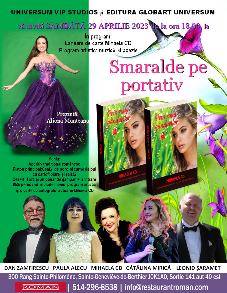 smaralde pe portativ