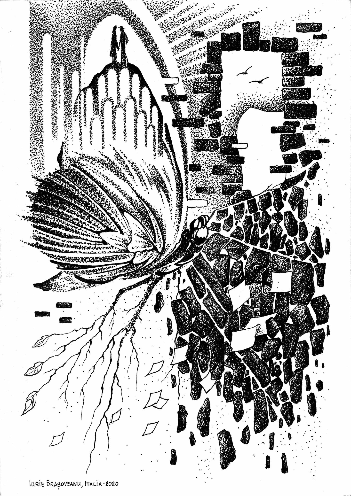 imagine 1_cuplu mai sus de ruine