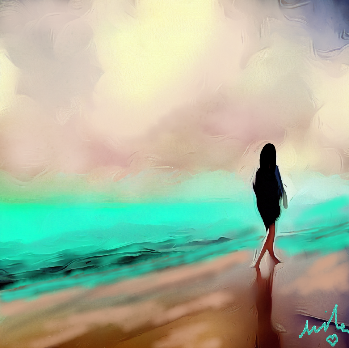 Îngândurare turcoaz de Mihaela CD